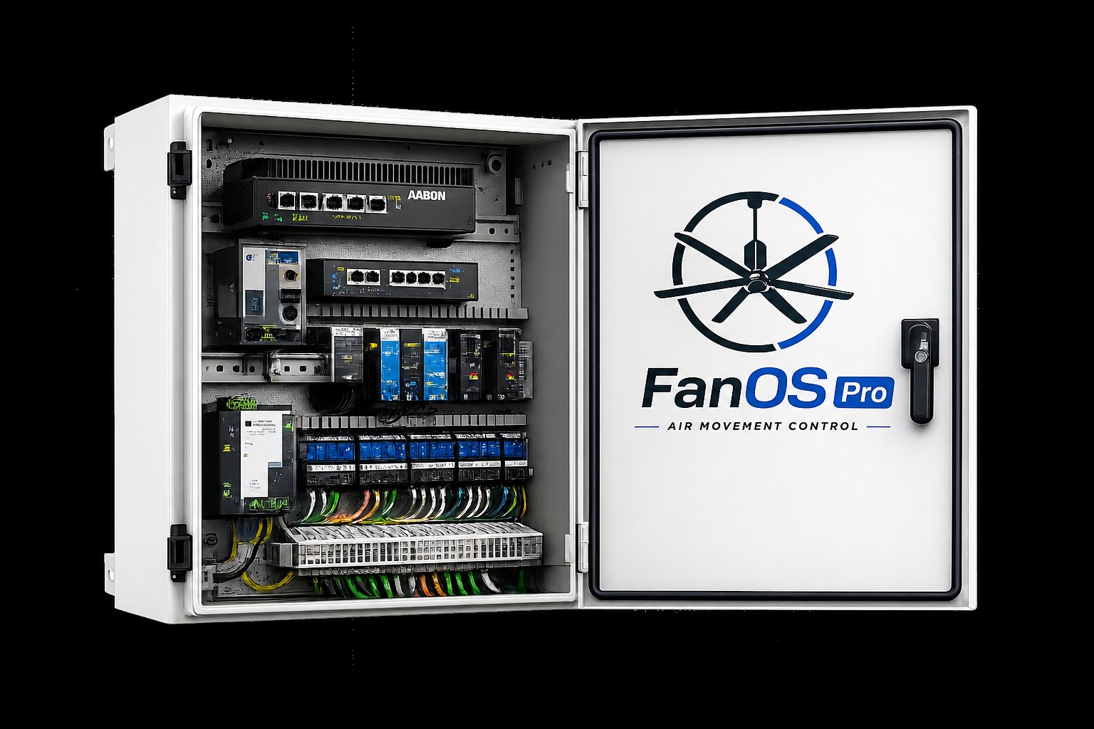 FanOS Pro control cabinet